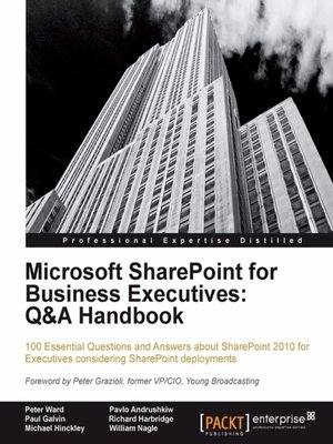 cover image of Microsoft SharePoint for Business Executives